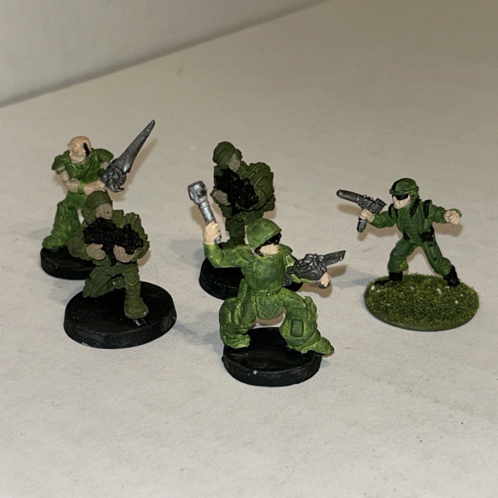 Ral Partha Citadel Metal Miniature Lot Of Marine Army Soldiers